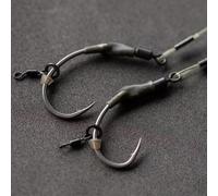 Korda Spinner Rig Krank Size 6 Barbless 5.5 Inch Boom - Black, Black