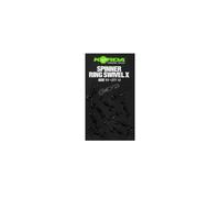 Korda Spinner Ring Swivel X, Size 11, Carp Fishing Swivels, Qty 10 | Heavy Gauge Wire, For Krank X & Kurv X Hook Patterns