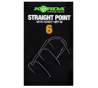 Korda Straight Point Micro Barbed Qty 10 (Size 6)