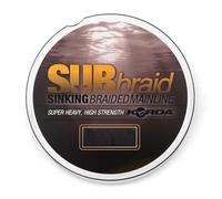Korda SUBbraid Fishing Line, 1200m, Braided, Ultra Strong 20lb, 0.34mm Diameter, High Sensitivity and Abrasion Resistance, Ideal for Carp Fishing, Low Visibility Green, Enhanced Knot Strength