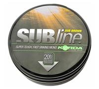 Korda SUBline 20lb 0,43 MM Brown 1000 M Reel