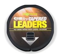 Korda Subline Fast Sinking Tapered Shock Leaders BROWN 5 x 12m: 10lb Tapering To 40lb