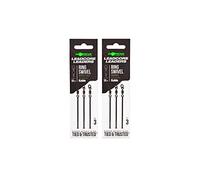 Korda Tackle Kable Leadcore Vorfachring Wirbel, 50 cm, 3 Stück pro Packung