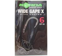 Korda Hooks Wide Gape X – Ultra-Strong Carp Hook, Micro Barbed – Size 6