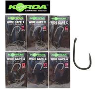 Korda Wide Gape X Hooks - 4 Micro Barbed