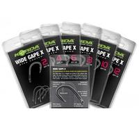 Korda Wide Gape X Hooks - 6 Micro Barbed