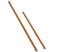 Kordem 2-Piece Turkish Thin Rolling Pin Set, Beech Wood - Handmade Wooden Oklava, 80 cm & 50 cm for Dough, Baking, Pizza, Baklava
