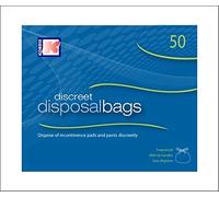 Kordis Incontinence Nappy Pad Disposal Bags - Large Size (42 x 32cm) - 500 Count Rectangular Plastic Waste Bags for Incontinence Waste