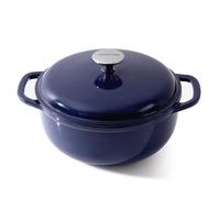 Kordisen 28cm/5.7L Enameled Cast Iron Dutch Oven Pot with Lid, Dutch Oven for Sourdough Bread Baking, Oven Safe up to 500° F, Heavy-Duty & Large, Blue