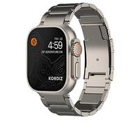 KORDIZ Titanium Watch Band T01 (Max) - Fits Apple Watch ULTRA & ULTRA 2 (49mm) - Adjustable Titanium Apple Watch Band with Secure Clasp - Premium Color Matching Band with Comfortable grip -, T01 |