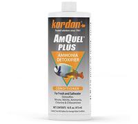 Kordon AmQuel Plus Aquarium Water Conditioner - Instantly Detoxifies Ammonia, Nitrite, Nitrate, and Chlorine Remover for Freshwater & Saltwater Aquariums, 16 Ounces