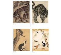 Korea art 10 Pcs Art Print Postcards Famous Painting with korea art Post Cards Assortment 10 Designs Greeting Cards for Birthday Thanksgiving Party Favors Supplies, 4 x 6 Inch (Animal Print)