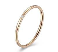 Korea Diamond Stainless Steel Ring, 1Mm Ladies Diamond Engagement Ring