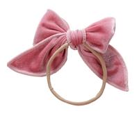 Korea Hair Bow Velvet Turban Headbands For Girls Scrunchie Solid Color Knot Bands For Cute Accessories 2022(15)