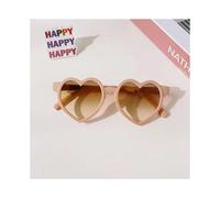 (korea pink-2, 0-8 years old) 2023 New Kids Cartoon Heart Sunflower Fruit Rabbit Ears Sunglasses Girls Boy Children Outdoor Round Polarized UV400 Sun Glasses