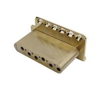 Korea ST guitar for Wilki-nson WV6 tremolo bridge Bent Steel Saddles+ Zinc Block Or brass Block Gold From Korea(Brass Block)