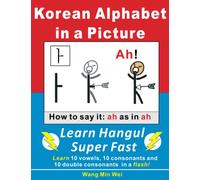 Korean Alphabets in a Picture: Learn Korean Alphabets (Hangul) Super Fast
