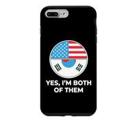 Korean American Yes I'm Both Heritage Culture Case for iPhone 7 Plus/8 Plus