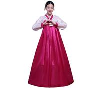 Korean Ancient Costumes Women Hanbok Dress Traditional Party Asian Palace Cosplay Performance Clothes for Women(G,L)