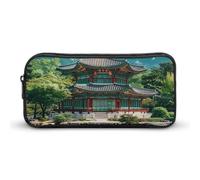 Korean Architecture Palace of Koreas Pencil Case Large Capacity Pen Pouch Bag Stationery Organizer Makeup Bag