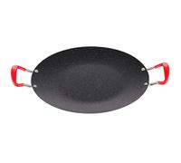 Korean BBQ Grill Pan 12 Inch Round Cast Iron Grill Pan Non-stick Korean Grill Pan with Silicone Handle Non Slip Korean Barbecue Grill for Indoor Outdoor Gas Stove/Induction Cooker Korean BBQ Pan Cast