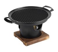 Korean BBQ Grill, Smokeless Non-stick Tabletop Charcoal Grill, Easy to Assemble Portable BBQ for Home, Picnics, Camping and Outdoor Gatherings Barbecue