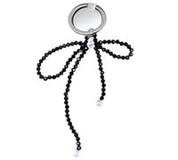 Korean Bowknot Phone Grip Crystal Bead Pendant Bracket Stand Mobile Accessory Phone Holder