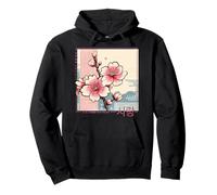 korean cherry blossom in aesthetic anime retro kpop flower Pullover Hoodie
