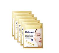 Korean Collagen Face Mask, Bio Collagen Face Mask, Deep Collagen Overnight Mask, Deep Hydration Set for Soothe, Repair, Deep Hydration, Gentle and Skin-Friendly (5)