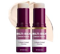 Korean Collagen Moisturizing Stick，Pure Collagen Wand,Wrinkle Core Stick,Calcium Volume Multi balm,Calcium Multi-Effect Moisturizing Cream (red, Pack of 3)