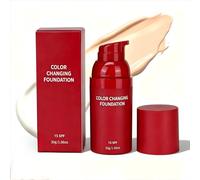 Korean Color Changing Foundation Colour Changing Foundation Skin Tone Adapting Liquid Makeup Lumine Skin SPF15 Blurs Imperfections Lightweight for All Skin Types Portable1.01oz for Daily UseTravel