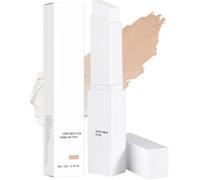 Korean Color Changing Foundation Stick, Cover Cream Stick V White Foundation Sticks, 2 In 1 Colour Changing Foundation, Includes Detachable Brush, Medium To Full Coverage Dewy Finish Base (LIGHT)