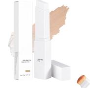 Korean Color Changing Foundation Stick, Korean Foundations Stick with Brush, Cover Cream Stick V White Foundation Stick Full Coverage, Concealer Stick for Mature Skin, Korean Makeup (Natural)