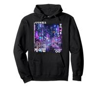 KOREAN Cyberpunk SEOUL Streetwear KPOP Aesthetic Pullover Hoodie