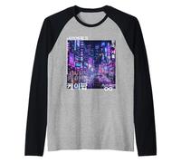 KOREAN Cyberpunk SEOUL Streetwear KPOP Aesthetic Raglan Baseball Tee