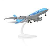Korean Die-cast Metal Airplane -A380 Jumbo Airbusa380 Model Plane with Stand (7.5 inches Long) for Aviation Enthusiast Gift or Display Decorations