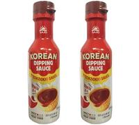 Korean Dipping Sauce Tteokbokki 2 x 325g - Spicy Chilli Sauce Korean Style, Dipping Sauce & Cooking Sauce for Rice Cakes, Snacks & Stir Fry