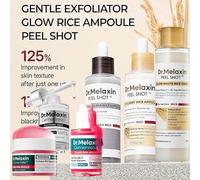 Korean Dr. Melaxin Peel Shot White And Black Rice Exfoliating Essence, Rice Toner, Pink Pore Serum & Cream, Softening Skin Care white rice serum