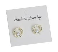 Korean Elegant Pearl Earrings with 24K Gold Plating Process Long lasting Shine and Style (ER0134-1)