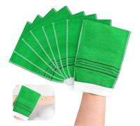 Korean Exfoliating Mitt,OIHCAZ 8pcs Exfoliating Gloves for Body for Removing Dead Skin Calluses Scrub Shower Spa Improve Skin Quality and Promote Blood Circulation Korean Exfoliating Cloth