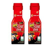 Korean Extra Spicy Hot Sauce - Halal Certified - Authentic Korean Flavour for Ramen, BBQ & Wings Noodle and Ramen (Pack of 2, Extreme Spicy)