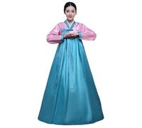 Korean Fashion Ancient Costumes Women Hanbok Dress Traditional Party Asian Palace Cosplay Performance Clothing (Color : Color4, Size : XL)