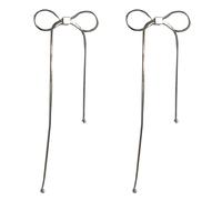 Korean Fashion Bowknot Earring Elegant Snake Chain Butterfly Bow Ear Studs Female Simple Line Aesthetic Drop Earring Bowknot Earrings
