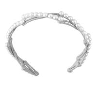 Korean Fashion Portable Hair Hoop For Women Foldable Headband With Anti Slip Designs And Faux Pearls Decoration Hairband For Different Hairstyles
