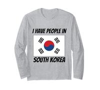 Korean Flag I Have People in South Korea Long Sleeve T-Shirt