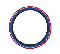 Korean Flag Print Universal Fit Steering Wheel Sleeve, Anti Slip Breathable Car Grip, Easy Install 15in/38cm Cover