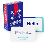 Korean Flash Cards with Audio - 75 Conversational Phrases for Beginners & Travelers - Learn Hangul Pronunciation & Common Expressions - Study Aid for Classroom, Homeschool & Self Learning - Briston