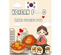 Korean food: Kawaii coloring book