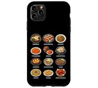 Korean Food Lover Bibimbap Kimchi Tteokbokki Dishes Case for iPhone 11 Pro Max