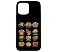 Korean Food Lover Bibimbap Kimchi Tteokbokki Dishes Case for iPhone 13 Pro Max